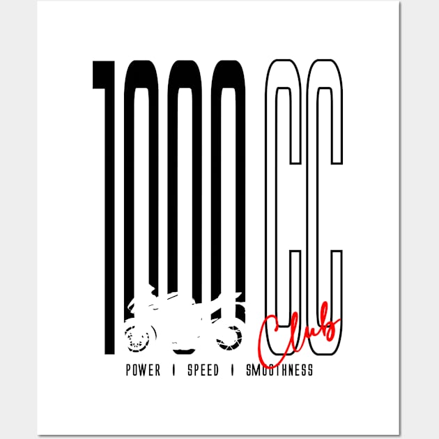 1000 CC Club Fireblade Wall Art by TwoLinerDesign